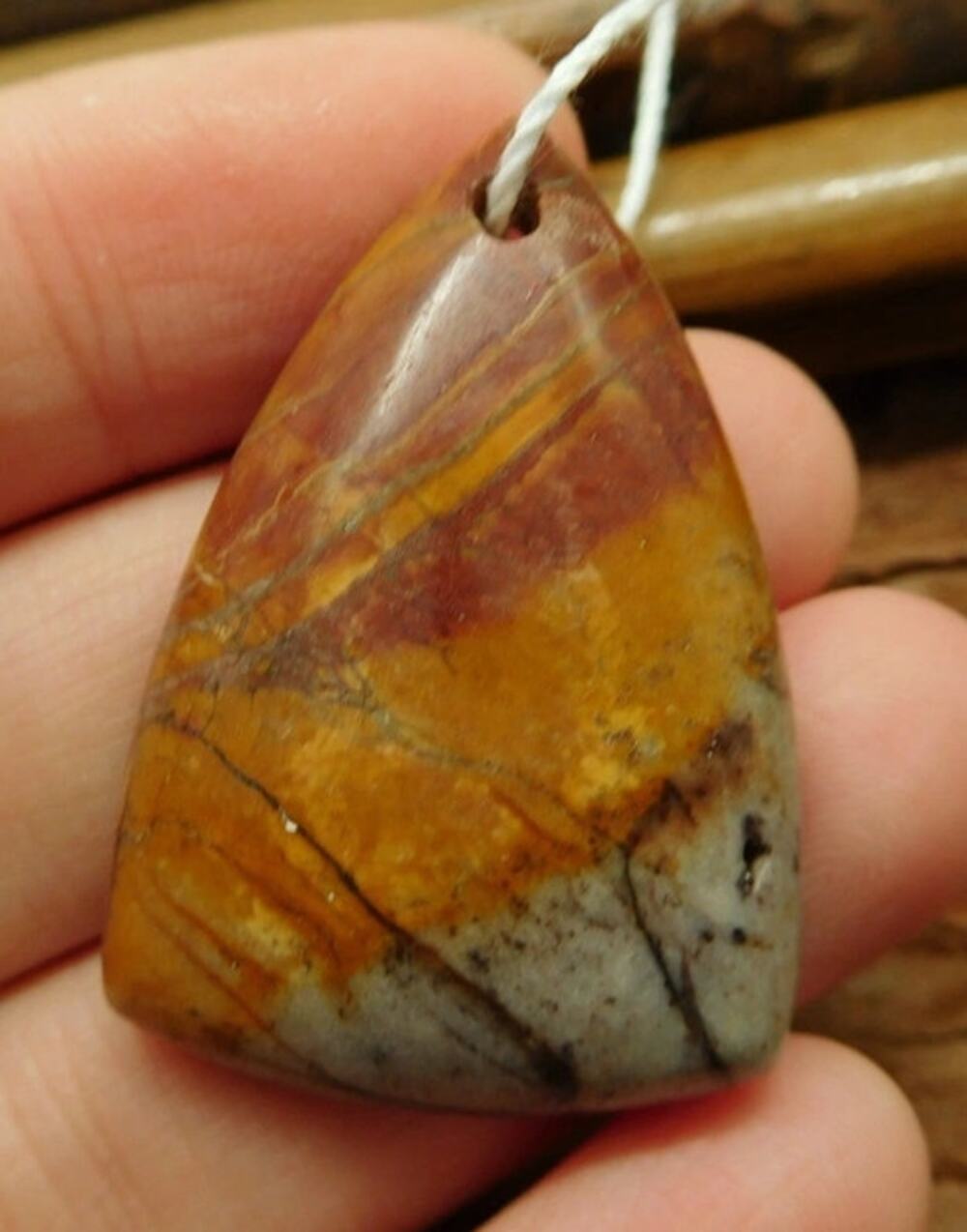 Stunning Creek Jasper Pendant